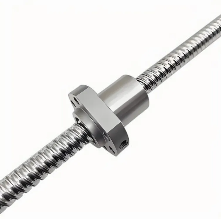 High precision C3 C5 C7 stainless steel ball screw SFA1205 SFA1605 SFA2005 Customized length 1000mm 2000mm with CAD High precision C3 C5 C7 stainless steel ball screw SFA1205 SFA1605 SFA2005 Customized length 1000mm 2000mm with CAD