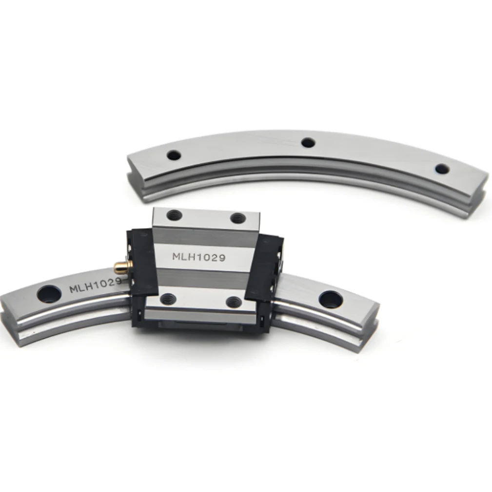 HCR Curved Linear Rail System HCR45A+60/1000r HCR45A+60/1200r Customized ARC Linear Guides And Bearings