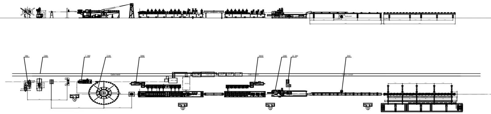 steel pipe manufacturing machine