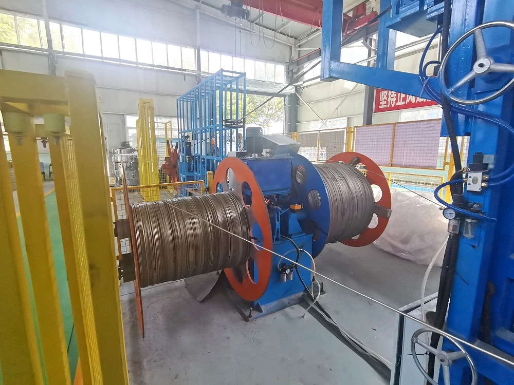Solid calcium Cored Wire Machine
