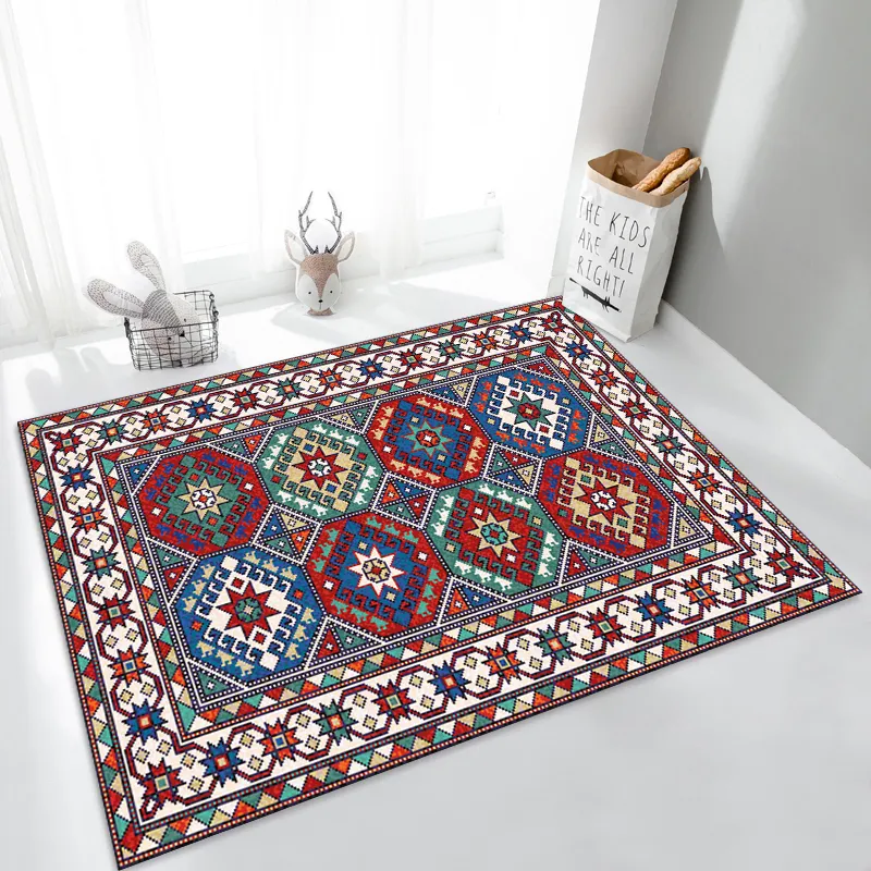 Boho Distressed Rustic Oriental Indoor 3d Printing Area Rug Or Runner Rug