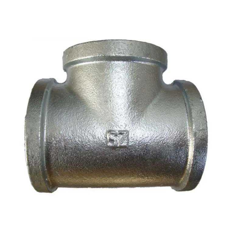 Galvanized Tee Fitting that Reliable Pipeline Connections