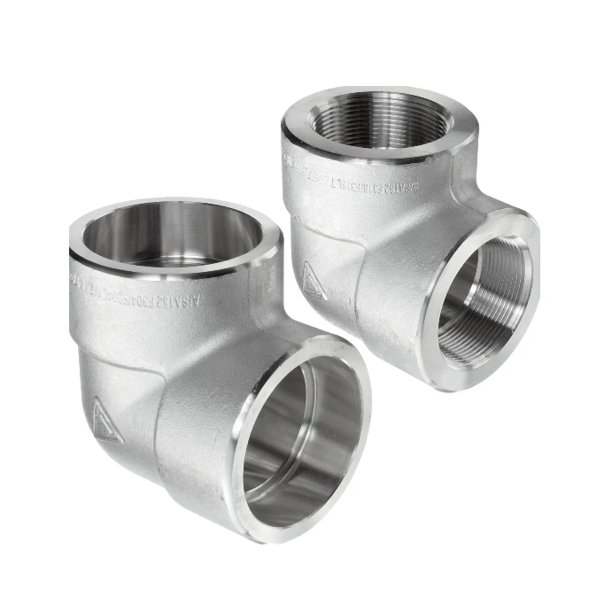 A105 3000lbs Npt Pipe Fitting Elbow Forged Stainless Steel
