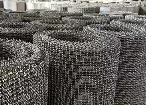 Jinzehong Metal Woven Wire Mesh Machine Working