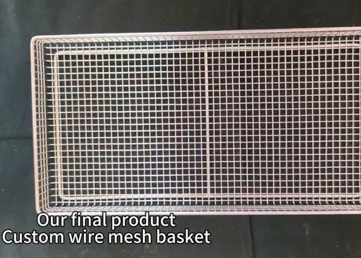 Custom Wire Mesh Tray