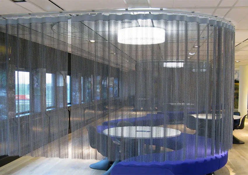 Metal Decorative Mesh Curtains - Modern Stainless Steel Window Curtains & Room Dividers