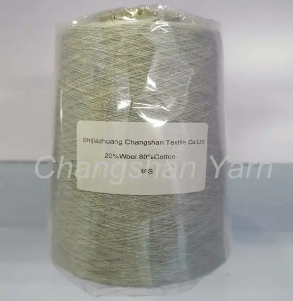 Wool Cotton Yarn Baby Clothing Use