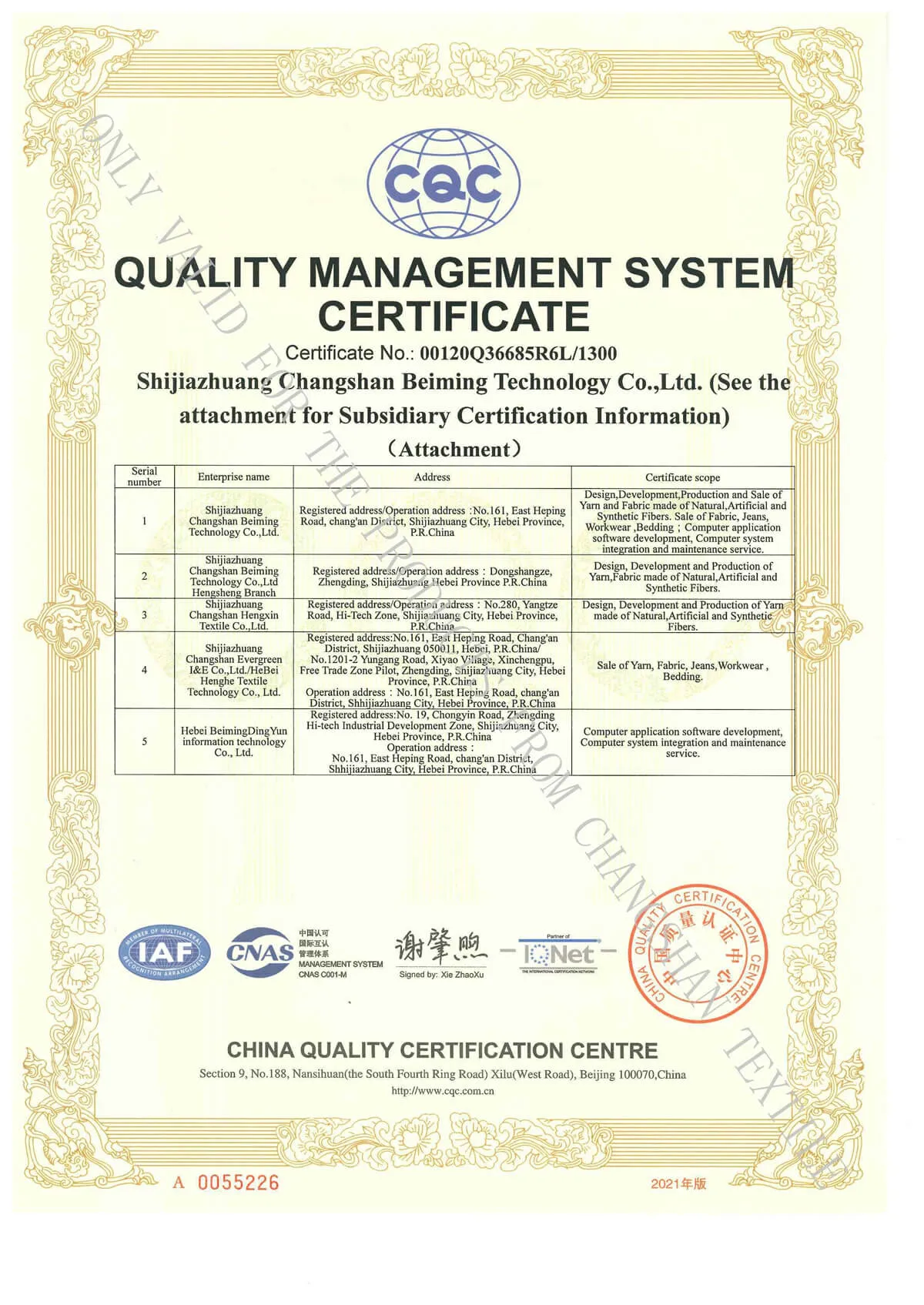 different types of lining fabric