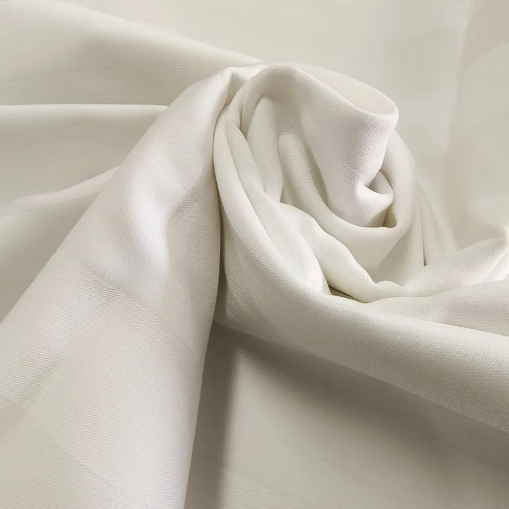 Satin Stripe Fabric for Hotel Bedding