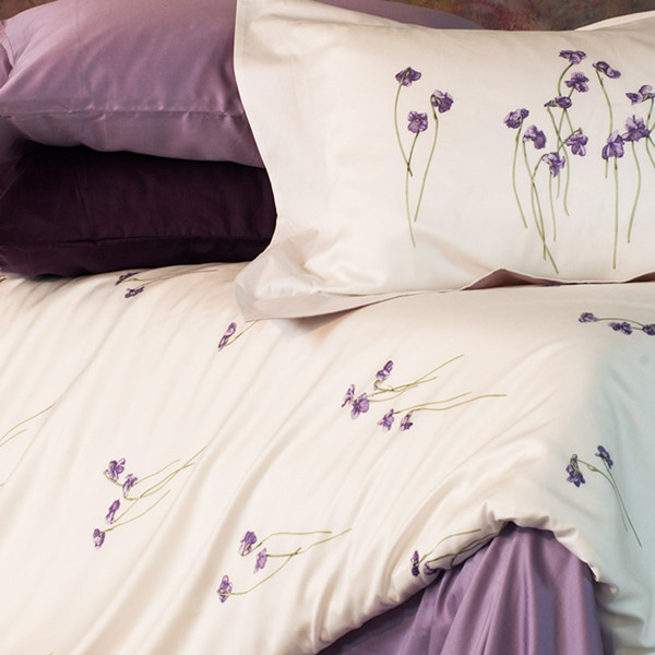 100% Tencel Satin Bedding Sets 9 Pieces