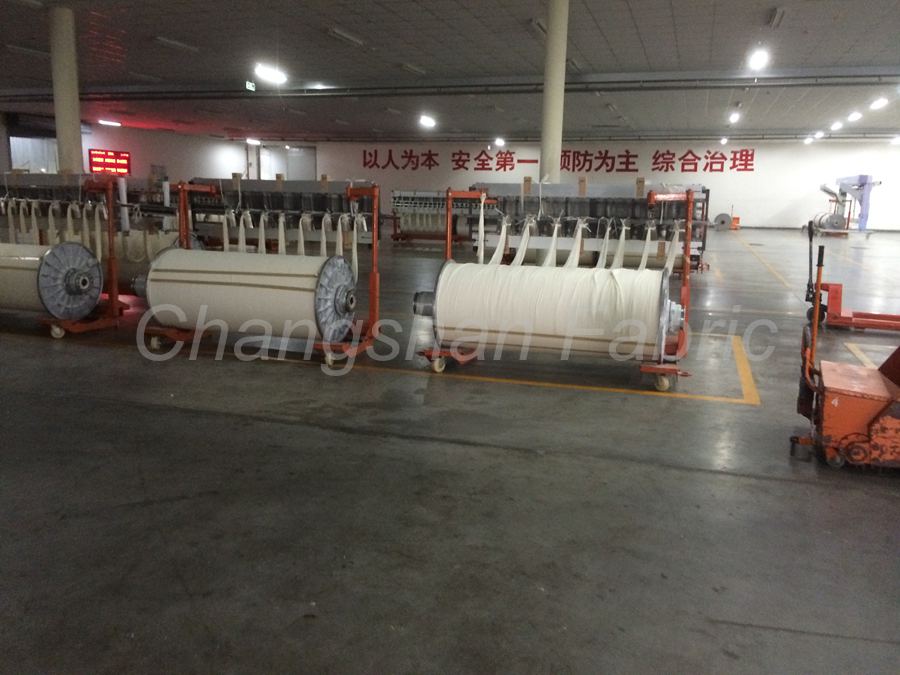 Gray Fabric for Satin Stripe