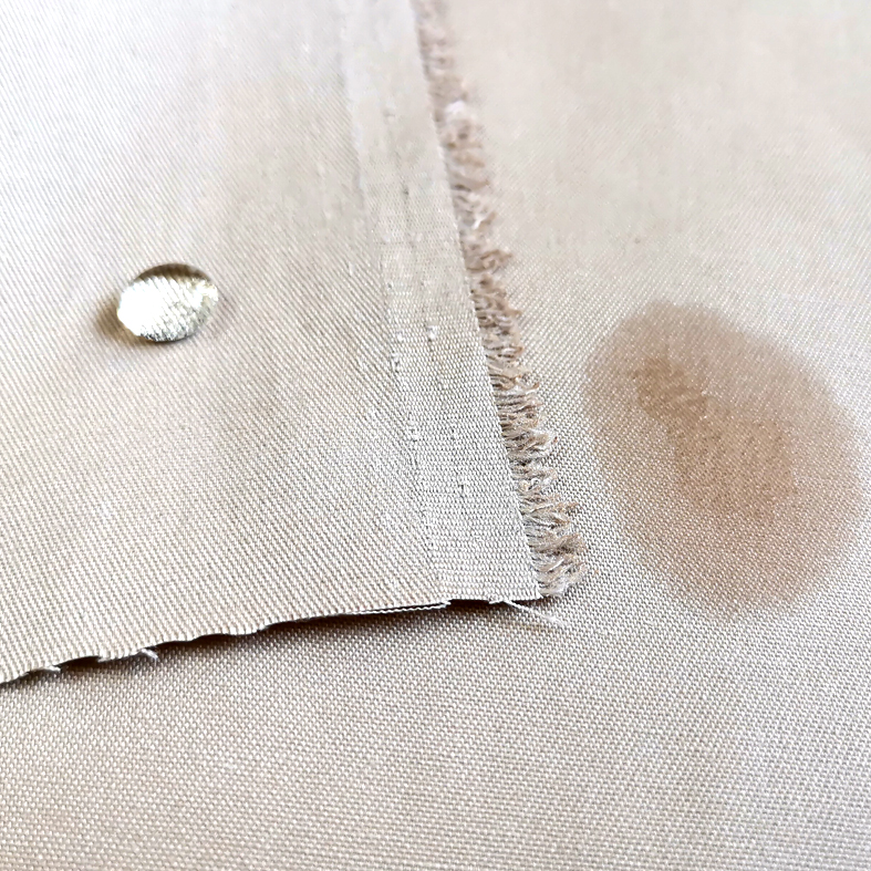 Polyester Cotton Twill Fabric with WR Face and Hydrophilic Back