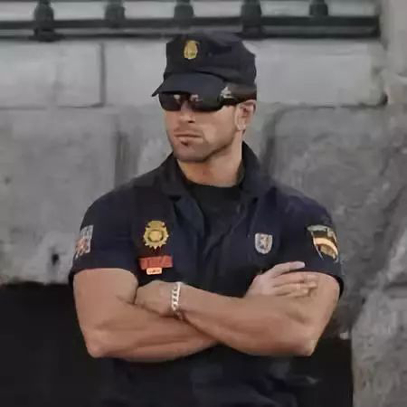 Cotton Polyamide Lycra Fabric for Policeman Uniform