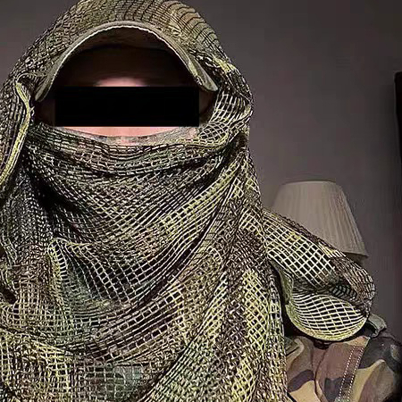 Cotton Net Scarf for Combat