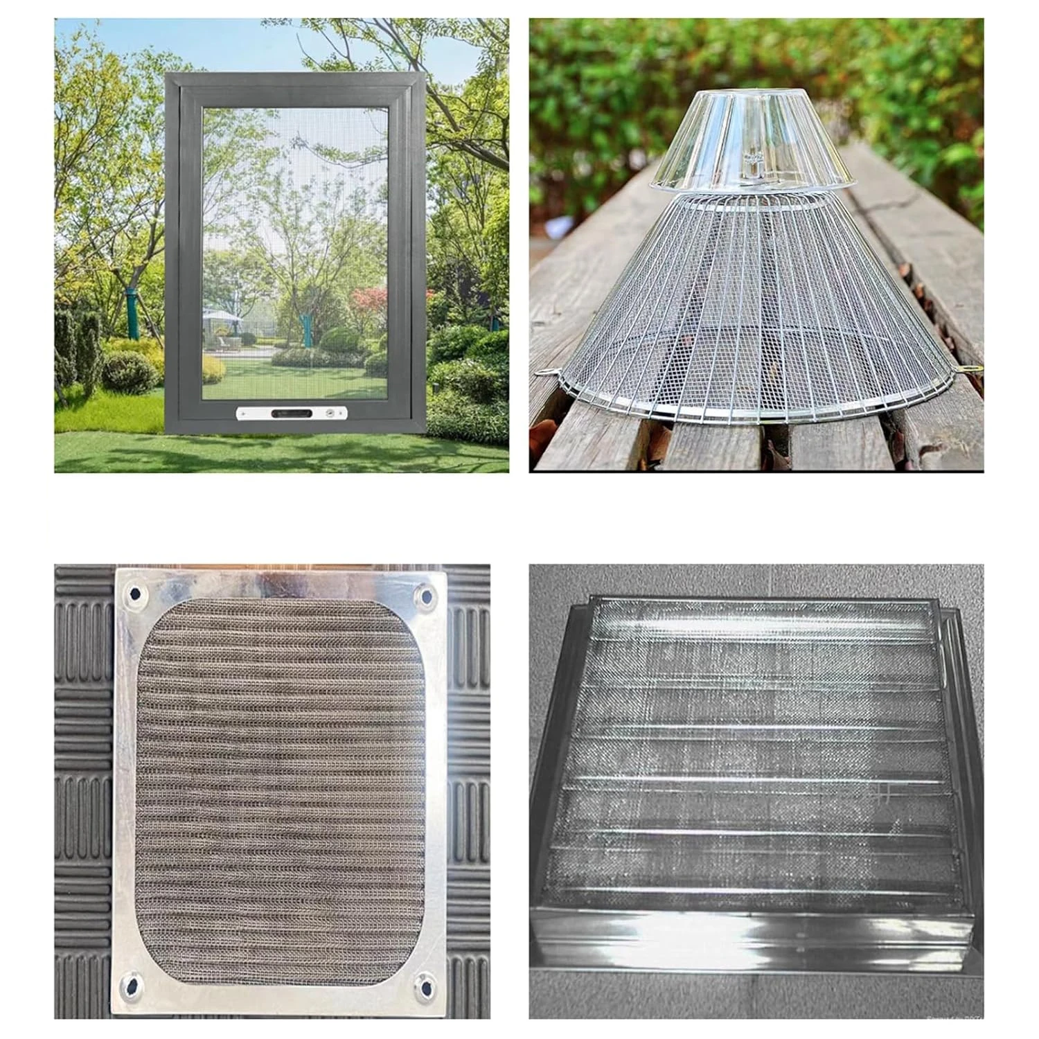 Stainless steel wire mesh in doors and windows provides strong, rust-resistant protection while allowing airflow, visibility, and insect control in modern homes and buildings.
