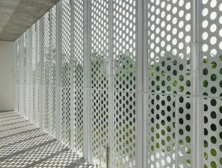 Perforated Aluminum Plates in Lighting Decoration