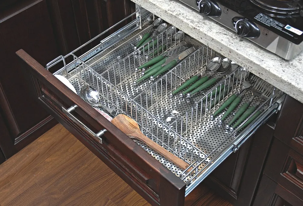 Stainless Steel Baskets In Kitchens