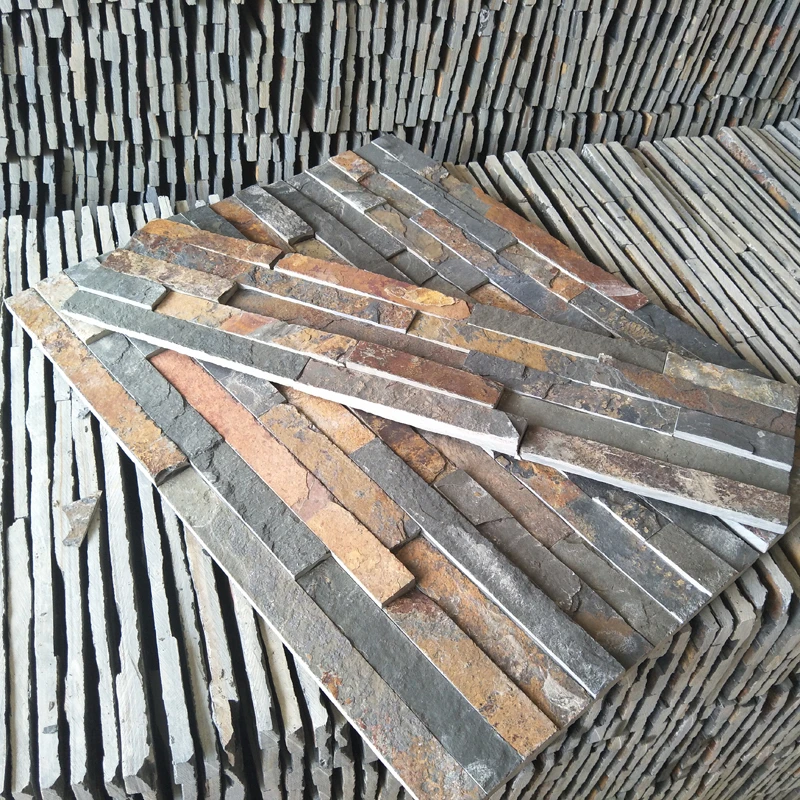 China Natural Rusty Slate Wall Cladding