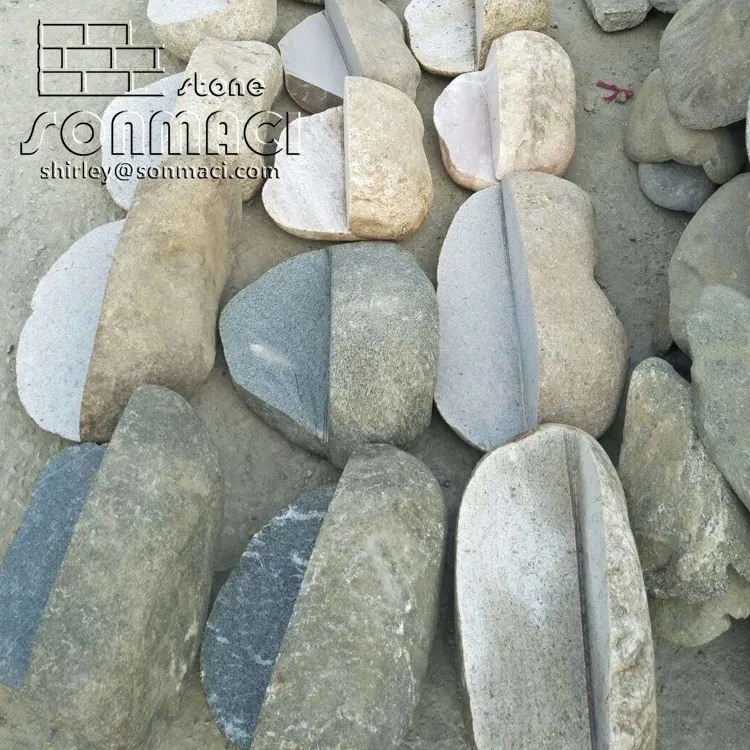 Nature Black River Stone Veneer for Wall Decoration