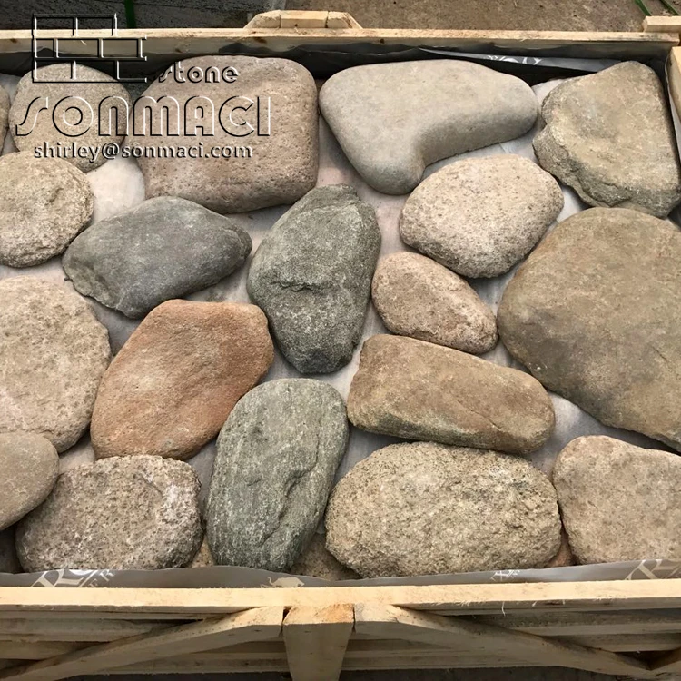 Nature Black River Stone Veneer for Wall Decoration