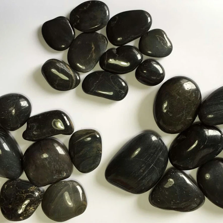 Natural Blacked Garden Pebble Stone
