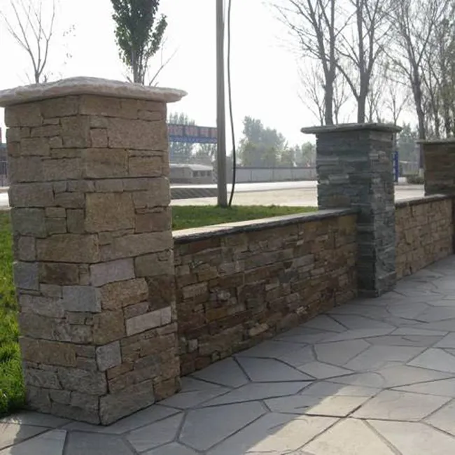 Read More About stacked stone around pillars