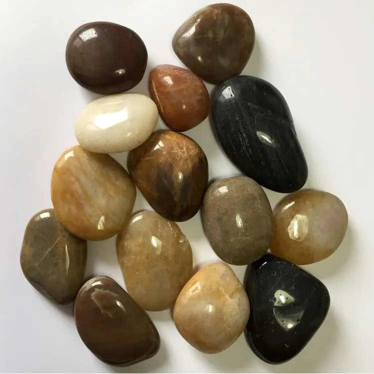 Garden Pebbles – Smooth, 20mm, Dark & Round | Bulk Supply