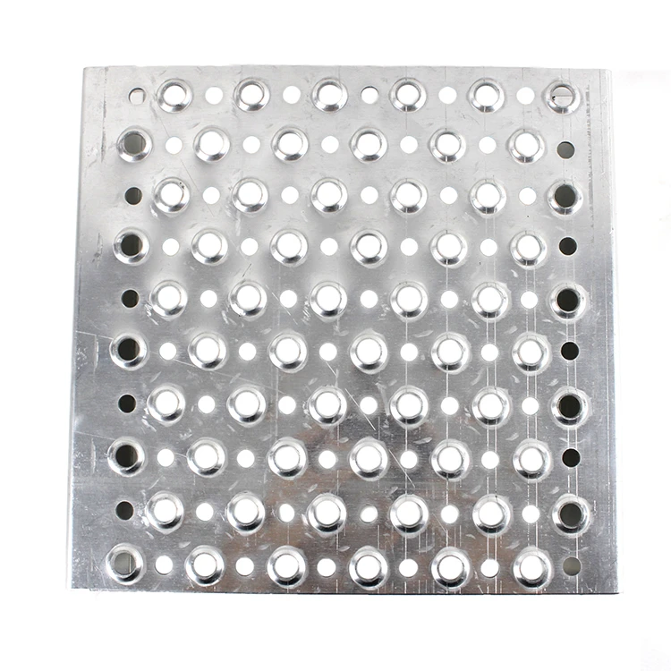 Customized Various Hole-Shaped Stainless Steel Perforated Anti-Slip Plates