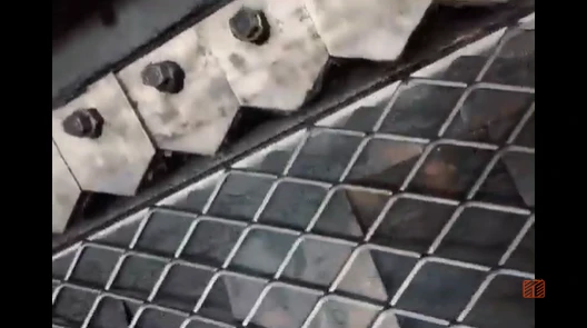 Machines Are Processing Expanded Metal In The Workshop