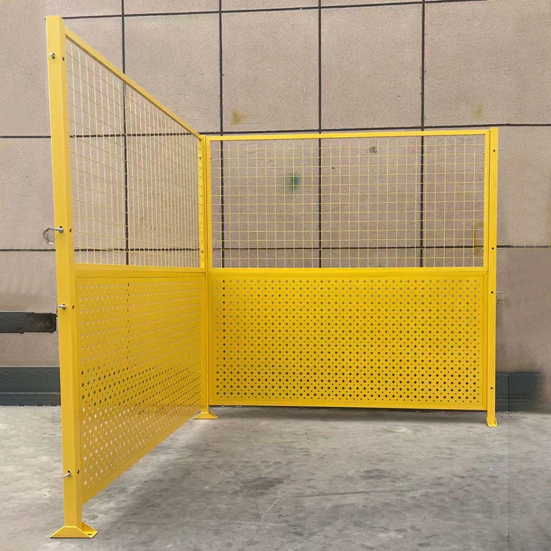 Perforated Metal Workshop Isolation Fence | Factory & Warehouse Safety Solution