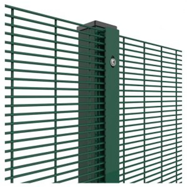 Galvanized Plastic-Coated 358 Safety Guardrail for Prison Anti-Climbing Fence