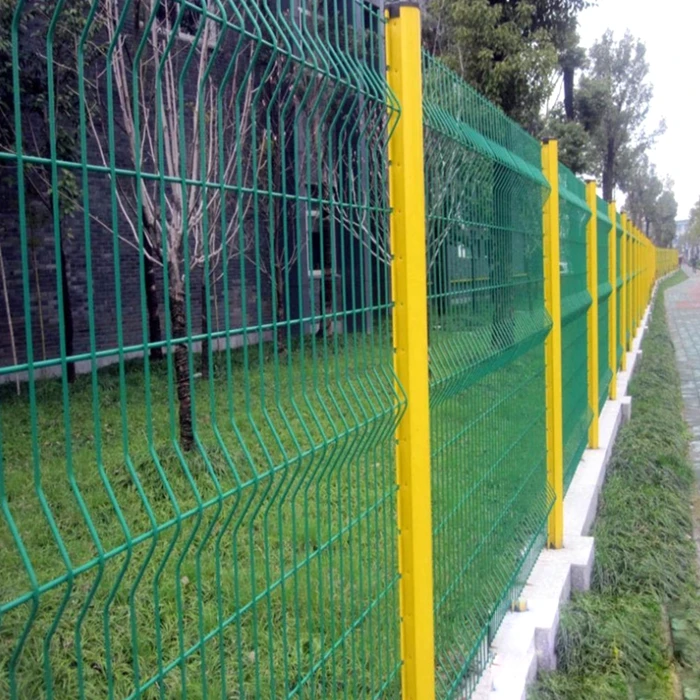 3D Galvanized PVC Coated Metal Protective Fence