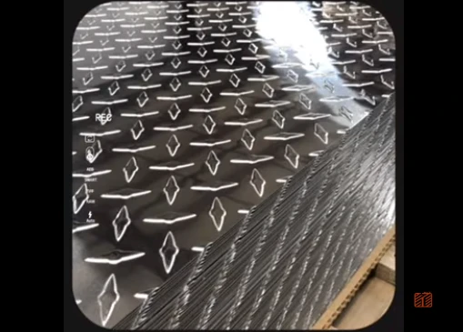 Galvanized Sheet Custom Patterned Diamond Printed Anti Slip Plate
