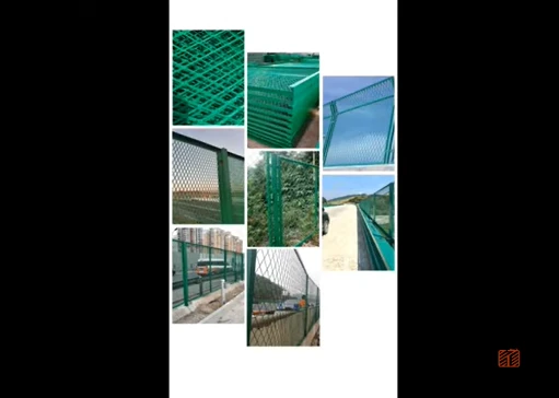 Anti-Glare Fencing Made Of Expanded Metal Mesh