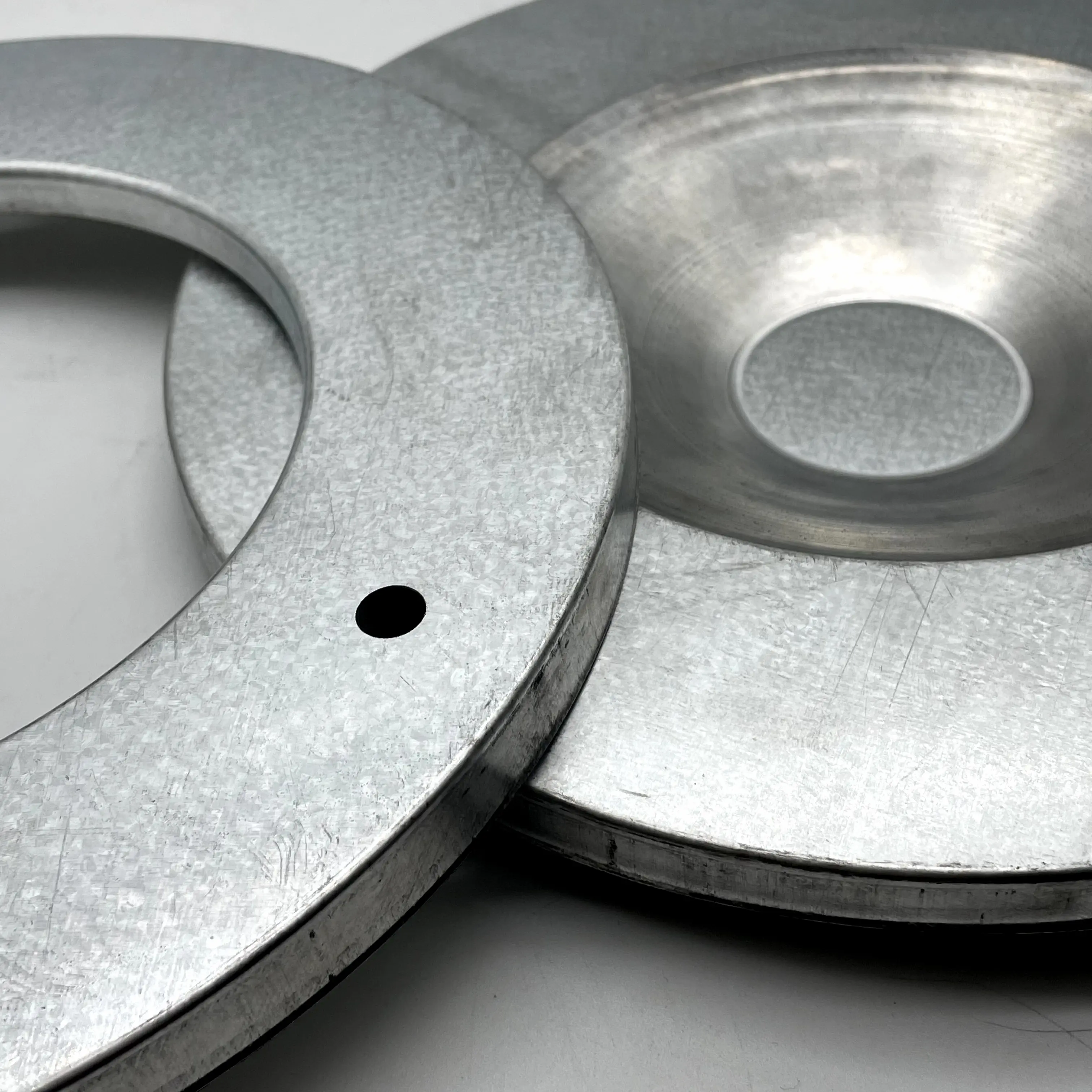 Anti-Fingerprint Filter End Caps for Stainless Steel Air Filters