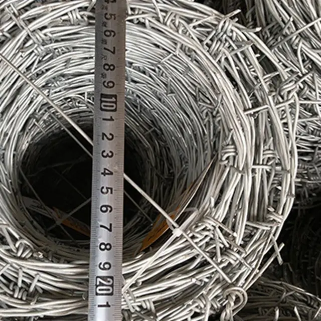 304 Stainless Steel Barbed Wire Fence For Outdoor Isolation
