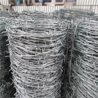 Hot-dipped Galvanized Barbed Wire Mesh Fencing Security