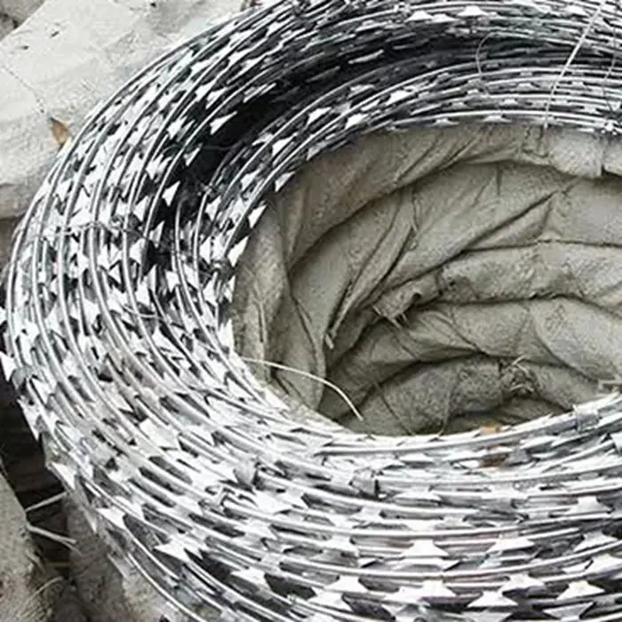 High-Quality Galvanized Razor Barbed Wire For Security For Prisons