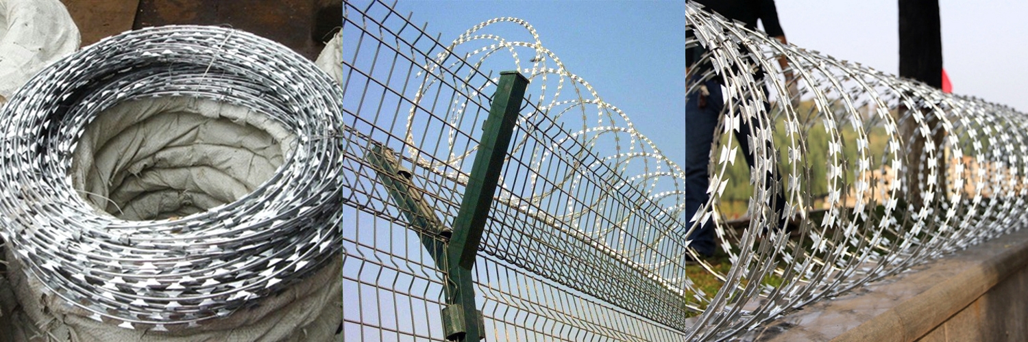 Introduction to razor barbed wire guardrail net