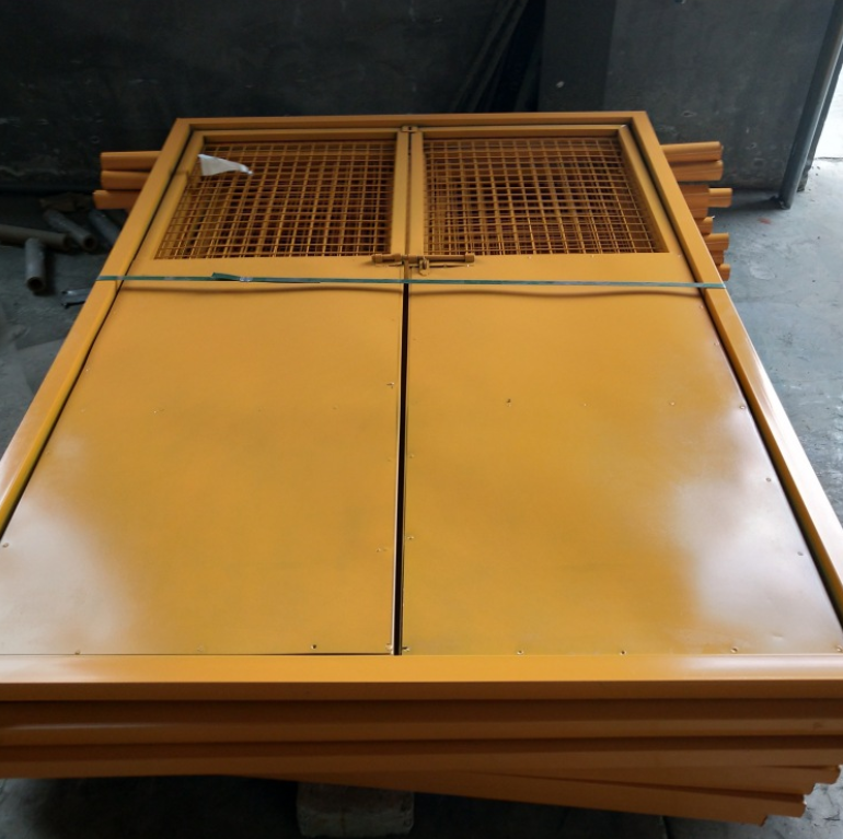 Introduction to the construction elevator shaft protection door