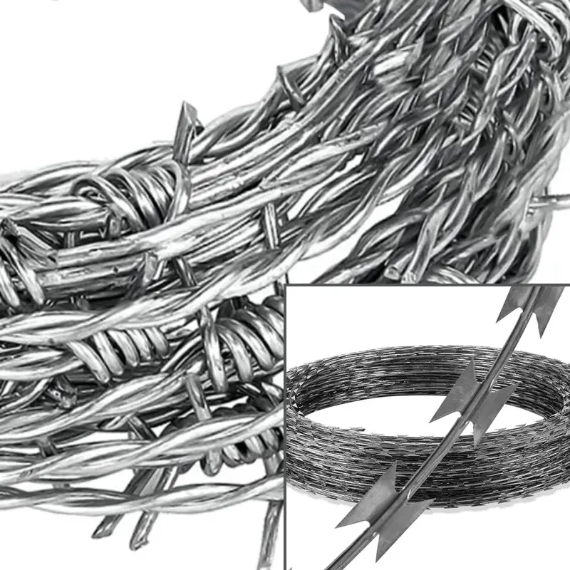 Is barbed wire the same as razor wire?