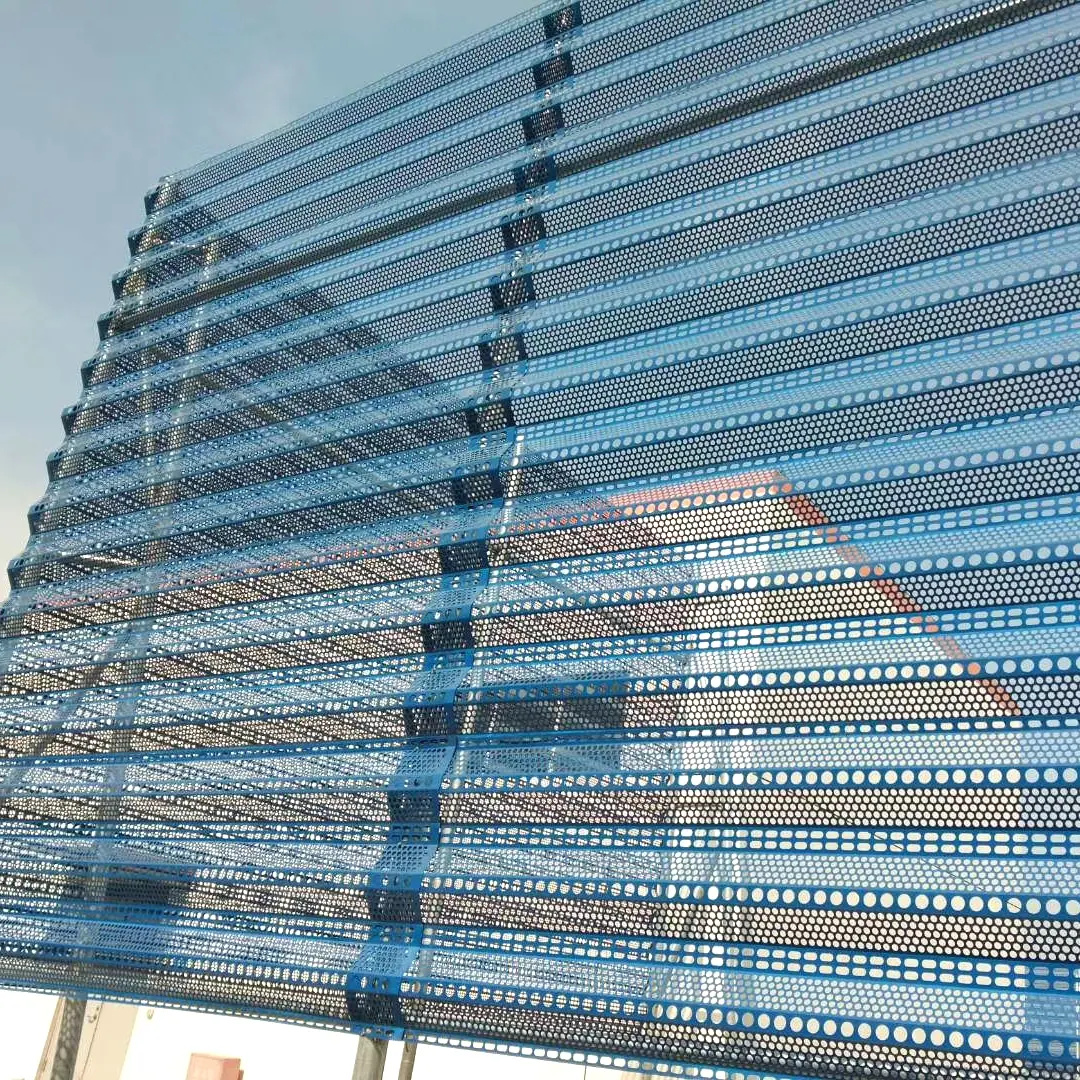 Customization perforated windbreak fence windbreak fence panel