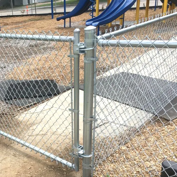 Galvanized chain link fence sports field fence