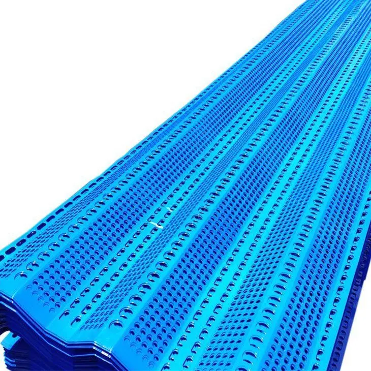 Galvanized Sheet Wind Proof Dust Screen High Strength Metal Perforated Wind Break Fence