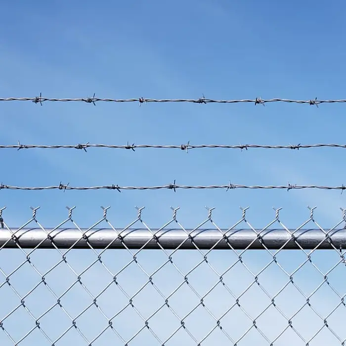 Anti-Climb Galvanized Security Fencing Barbed Wire