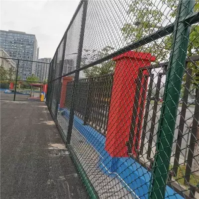 High-Quality Hot Dip Galvanized Chain Link Fencing for sports ground