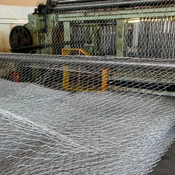 Low carbon steel wire gabion wire mesh for river bank protection