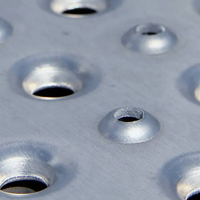 Galvanized Walkway Safety Grating Non Slip Metal Plate