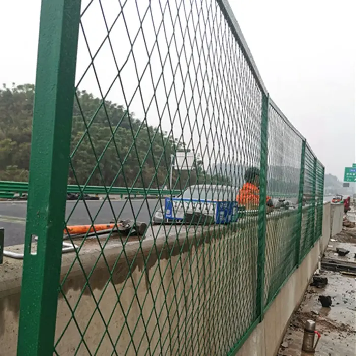 Anti-glare Protection Expanded Metal Mesh Fence Expanded Wire Mesh