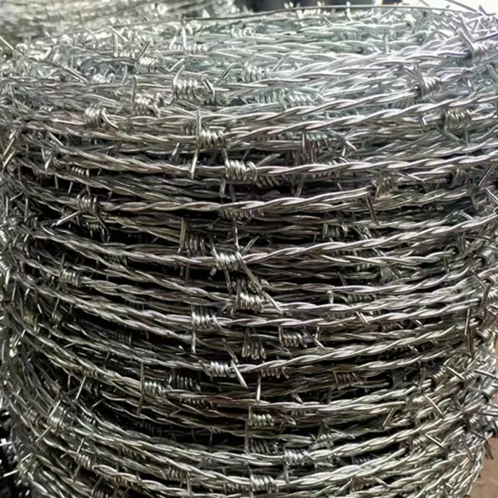 14 gauge stainless steel barbed wire fence factory direct sale